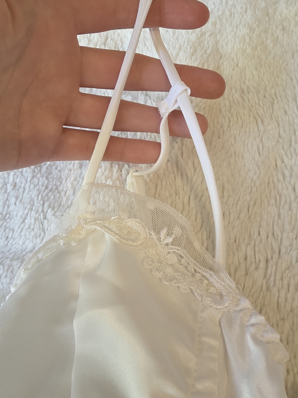 NWT Vintage Interludes White One-Piece Lingerie - Picture 5 of 7